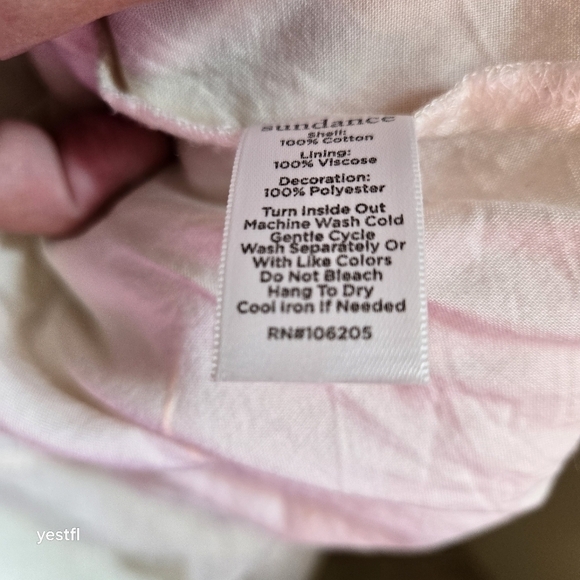 Sundance Embroidered Floral Artful Vines Dress Boho Cottagecore XS - Picture 2 of 7